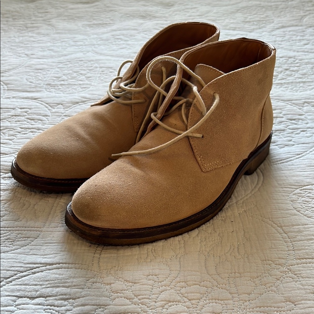 Men's Johnston & Murphy Tan Suede Chukka Boots